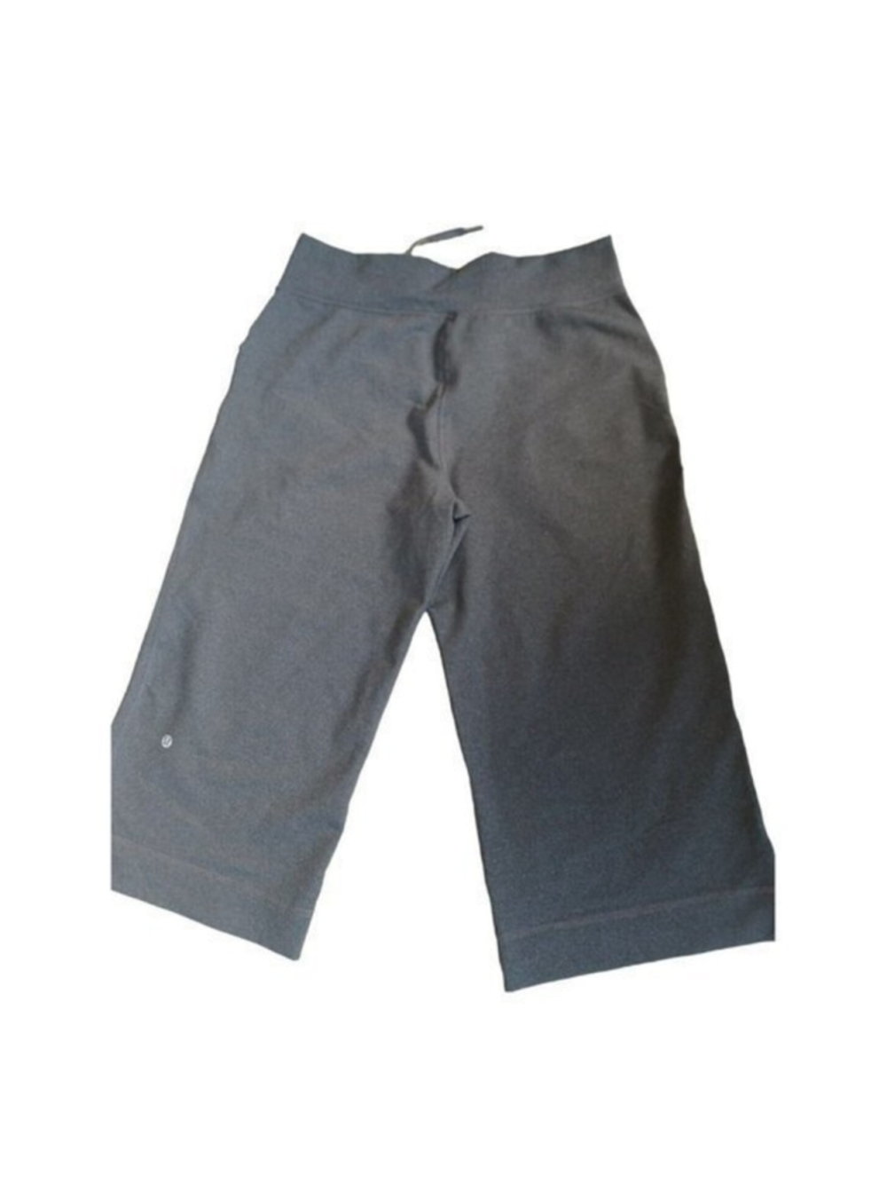 Womens Lululemon Gray Wide Leg High Rise Crop Culotte Leggings Pants Size 8